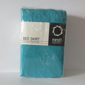 NWT Turquoise Bed Skirt